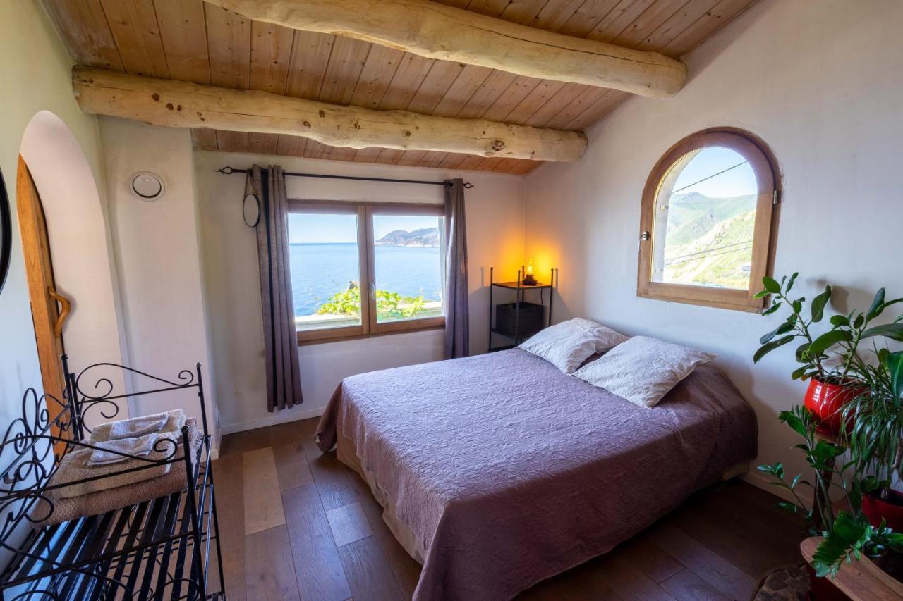 Coin De Paradis Vue Dominante Sur Mer, Montagne Et Tour Genoise Avec Jacuzzi Pino Exteriér fotografie